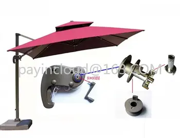 Outdoor Parasol Accessoires Reparatie Balkon Binnenplaats Romeinse Paraplu Originele Onderdelen Vervanging Paraplu Rocker
