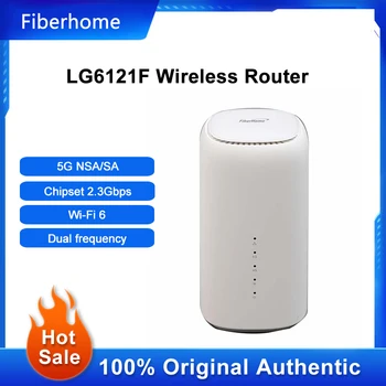 Беспроводной Маршрутизатор FiberHome LG6121F 5G Крытый CPE WiFi Ретранслятор сигнала Модем 5G Wi-Fi 6 Sim-карт Гигабитная Мобильная точка доступа