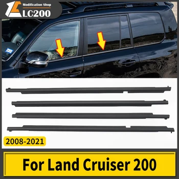 Для 2008-2021 2020 2019 2018 Toyota Land Cruiser 200 Наружная оконная прокладка LC200 FJ200 Внешние аксессуары, уплотнительная лента
