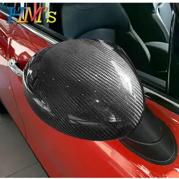 Для MINI Cooper Countryman F60 F54 F55 F56 2012-2018 Углеродное Волокно Леворульные Автомобили Зеркало заднего Вида В виде Ракушки Наклейка Крышка