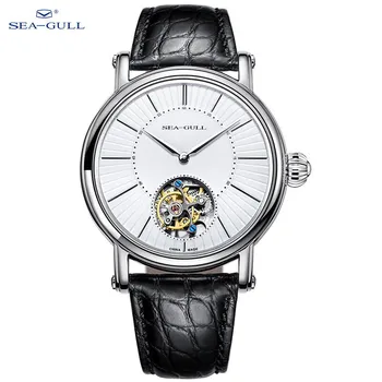 Мужские часы Seagull Механические часы с Турбийоном, Автоматические Часы, Роскошные Брендовые часы, Мужские Модные 41 мм часы Tourbillion 6018