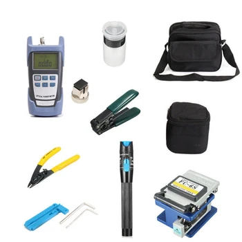 Набор инструментов FTTH Fc-6s, Волоконный резак, Кливер, Измеритель оптической мощности, Устройство для зачистки волокон, VFL OPM, Набор волоконно-оптических инструментов