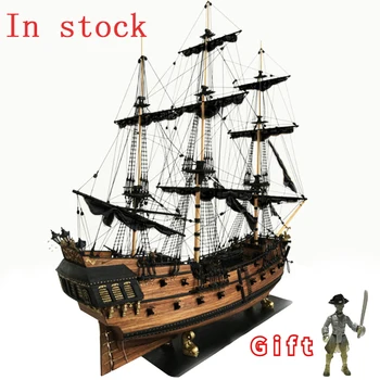 Набор моделей лодок, собранных своими руками, 32-Дюймовый Деревянный набор моделей Парусников, Игрушки для сборки Лодок, Декор, Подарки Для Детей и Взрослых Мальчиков И Девочек
