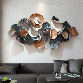 Ретро железное ремесло ручной работы настенное украшение кулон креативный трехмерный фон дивана домашнее украшение